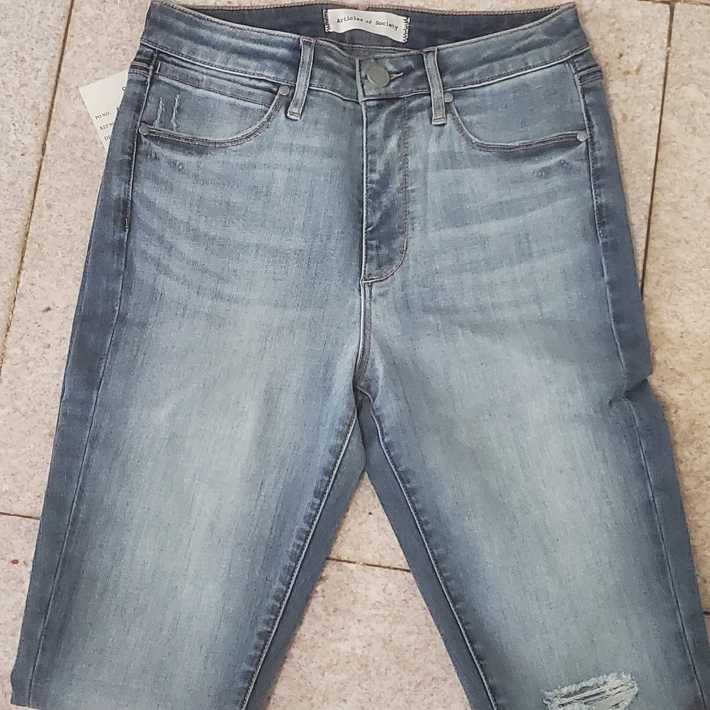 Articles of Society Light Wash Denim Jeans